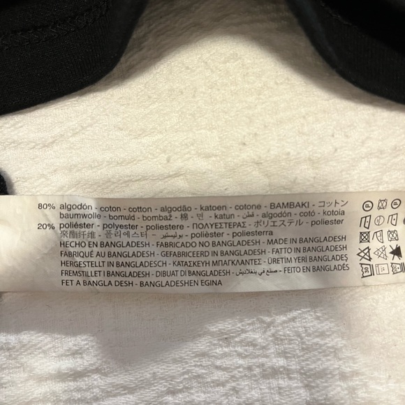 Zara black cotton, mini dress or long top size small - Picture 6 of 11